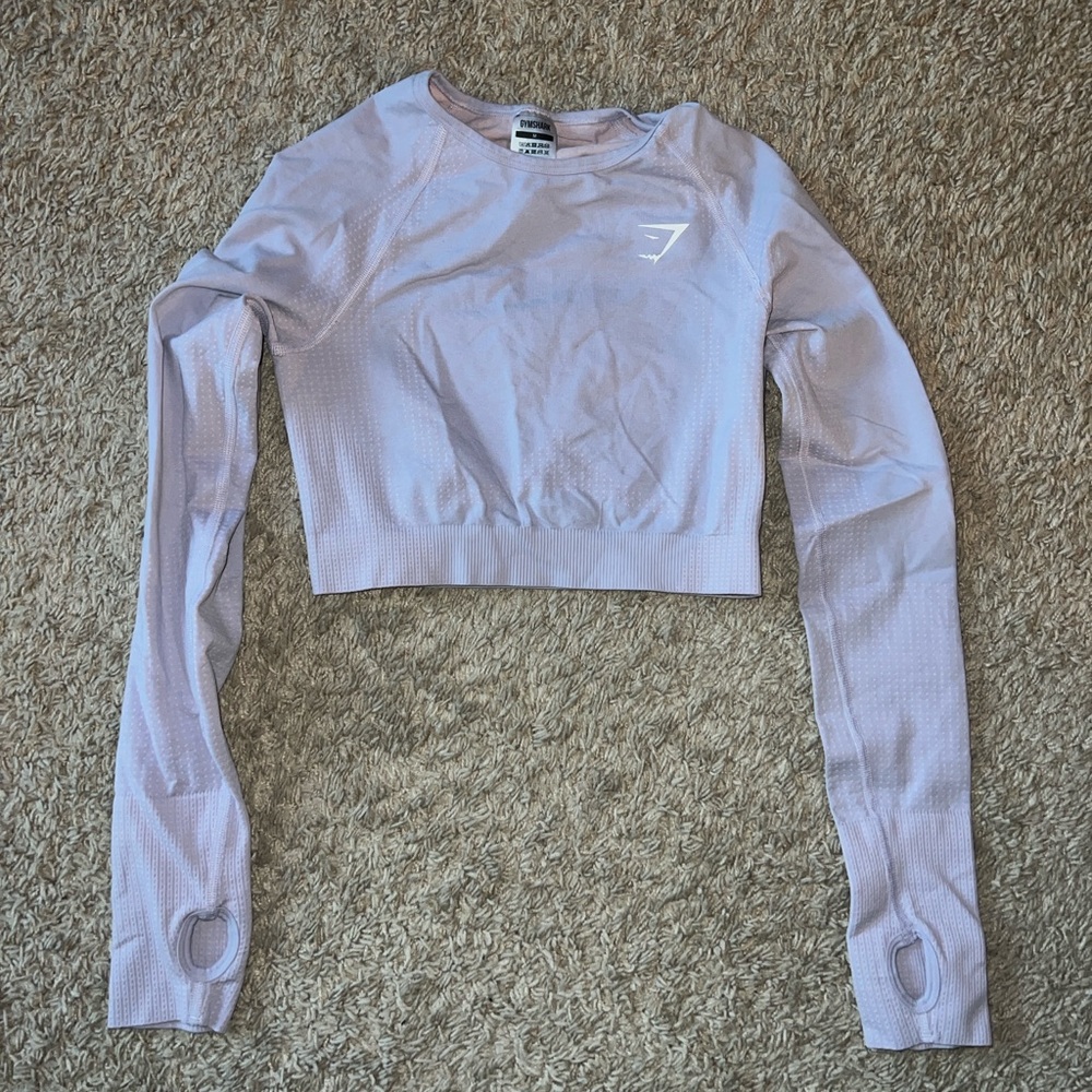 Women’s GymShark size M cropped tee